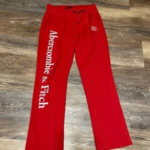 Abercrombie & Fitch Red Pants